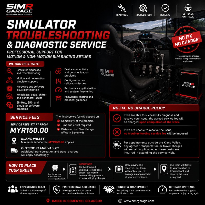 SIMULATOR TROUBLESHOOTING & DIAGNOSTIC SERVICE