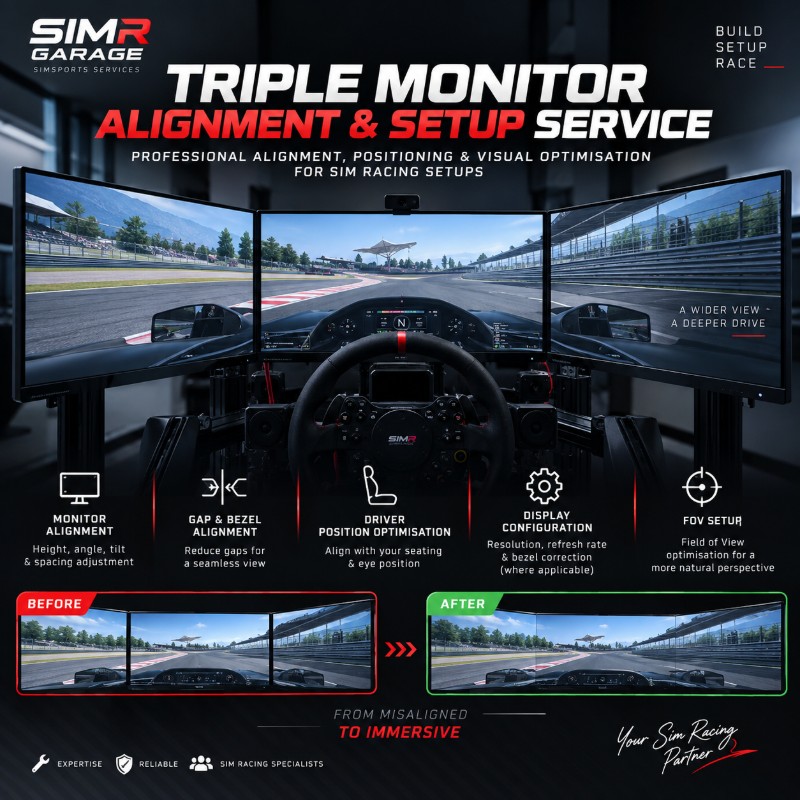 TRIPLE MONITOR ALIGNMENT & SETUP SERVICE
